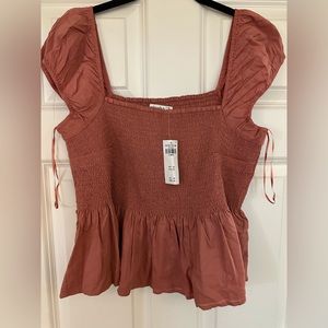 Abercrombie and Fitch puff sleeve top